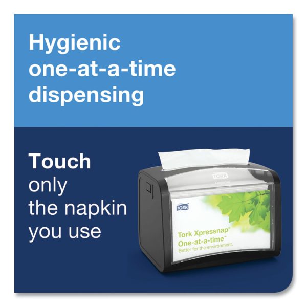 Xpressnap Interfold Dispenser Napkins, 1-Ply, Bag-Pack, 13 X 8.5", White, 6000/carton - Image 5