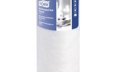 Universal Perforated Kitchen Towel Roll, 2-Ply, 11 x 9, White, 84/Roll, 30 Rolls/Carton