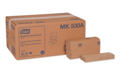 Universal Multifold Hand Towel, 1-Ply, 9.13 x 9.5, Natural, 250/Pack, 16 Packs/Carton