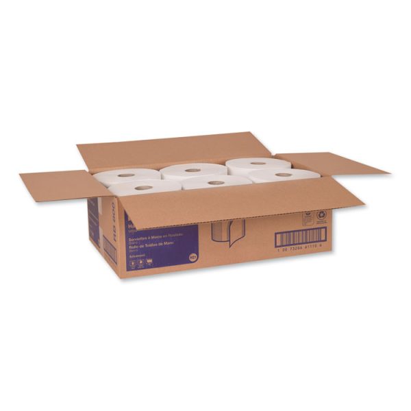 Advanced Hardwound Roll Towel, 1-Ply, 7.88" x 800 ft, White, 6 Rolls/Carton - Image 3