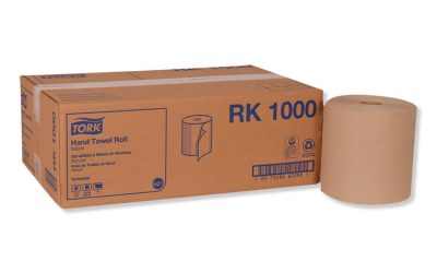 Hardwound Roll Towel, 1-Ply, 7.88″ x 1,000 ft, Natural, 6 Rolls/Carton