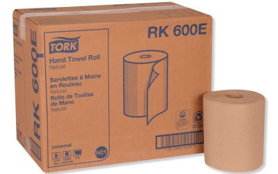 Universal Hardwound Roll Towel, 1-Ply, 7.88″ x 600 ft, Natural, 12/Carton