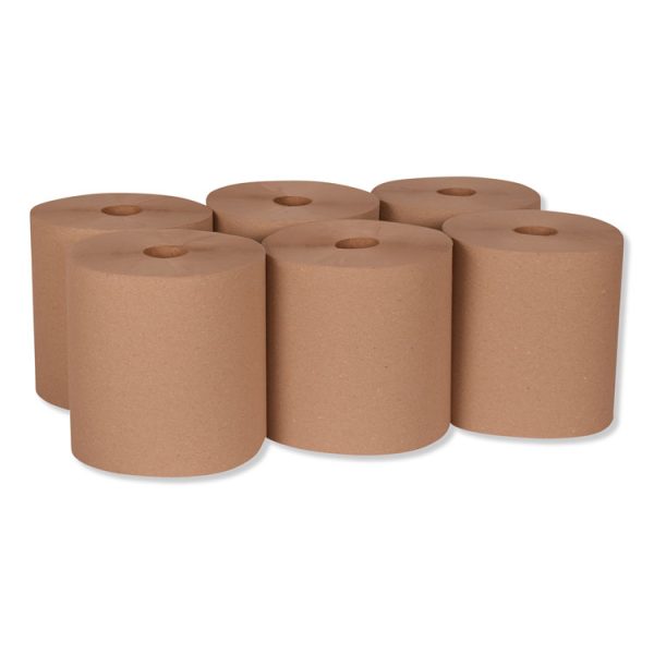 Universal Hand Towel Roll, 1-Ply, 7.88" x 800 ft, Natural, 6 Rolls/Carton - Image 8