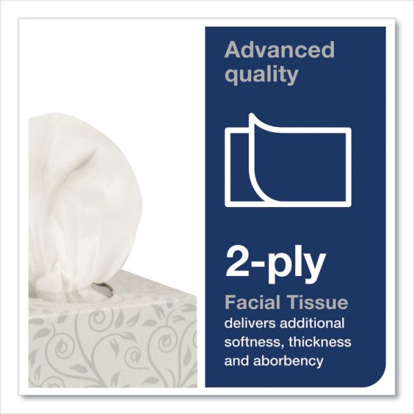 Advanced Facial Tissue, 2-Ply, White, Cube Box, 94 Sheets/box, 36 Boxes/carton - Image 6