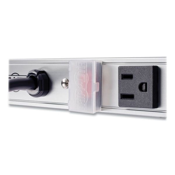 Vertical Power Strip, 8 Outlets, 15 ft Cord, Silver - Image 5