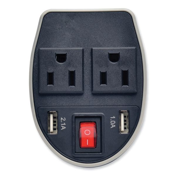 PowerVerter Ultra-Compact Car Inverter, 200 W, Two AC Outlets/Two USB Ports - Image 5