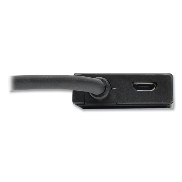 Ultra-Slim Portable Usb 3.0 Superspeed Hub, 4 Ports, Black - Image 5