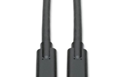 USB 3.1 Gen 1 (5 Gbps) Cable, USB Type-C (USB-C) to USB Type-C (M/M), 5 A, 6 ft, Black