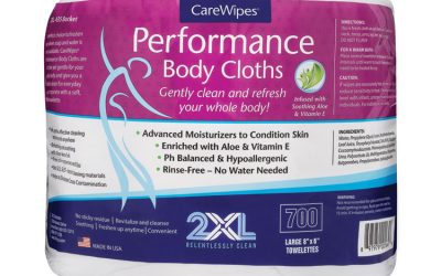 Performance Body Cloths, 1-Ply, 6 x 8, Unscented, White, 700/Pack, 2 Packs/Carton