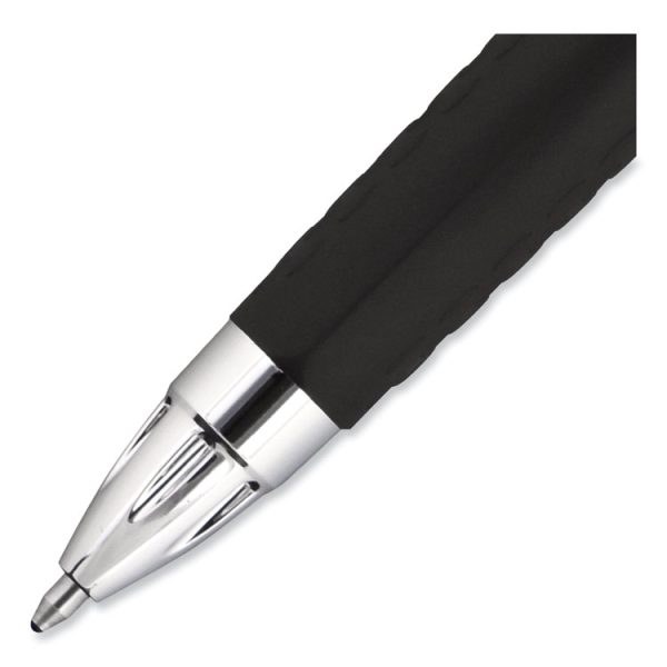 Signo 207 Gel Pen, Retractable, Bold 1 mm, Blue Ink, Smoke/Black/Blue Barrel, Dozen - Image 3