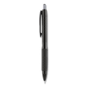 307 Gel Pen, Retractable, Medium 0.7 Mm, Black Ink, Black Barrel, Dozen