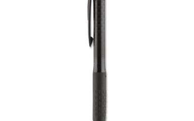 307 Gel Pen, Retractable, Fine 0.5 mm, Black Ink, Black Barrel, Dozen