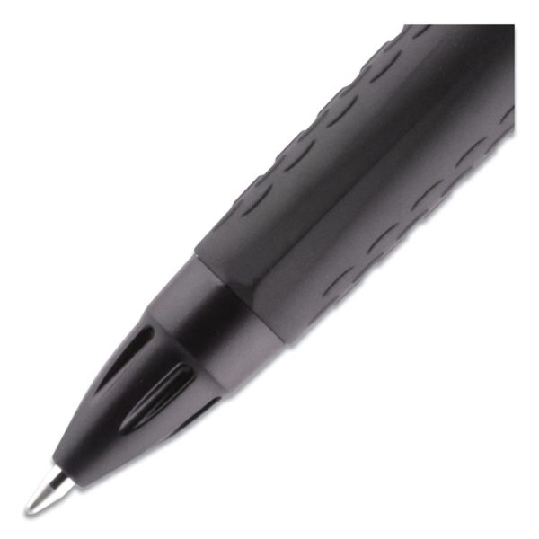 307 Gel Pen, Retractable, Fine 0.5 mm, Blue Ink, Black Barrel, Dozen - Image 2