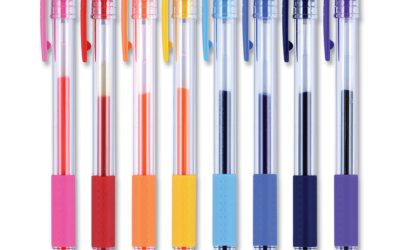 Gel Pen, Stick, Ultra-Fine 0.38 mm, Assorted Ink and Barrel Colors, 8/Pack