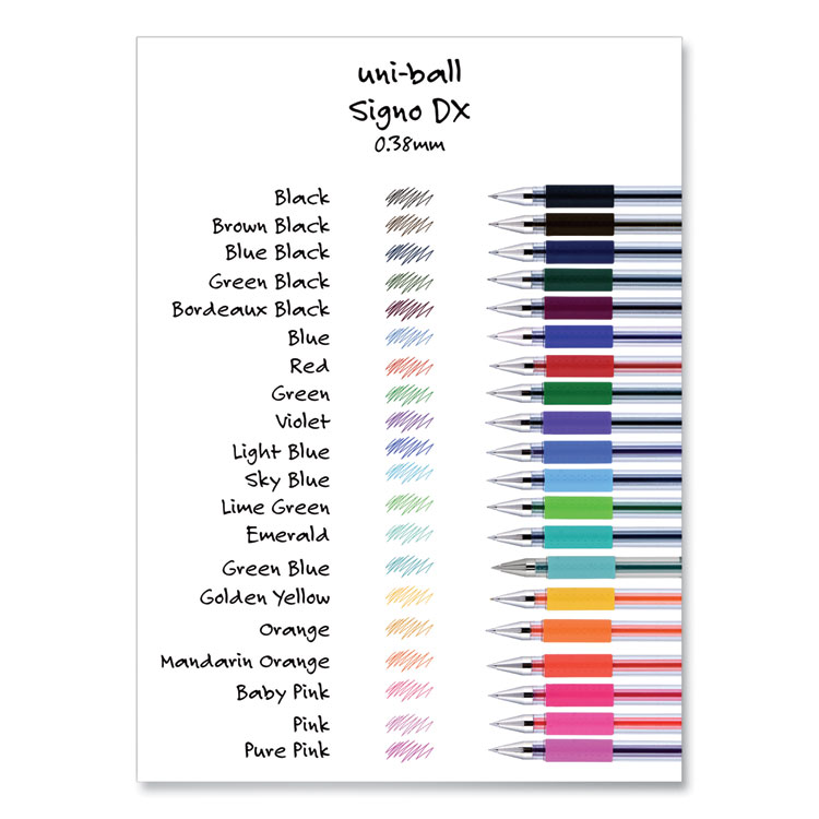 Gel Pen, Stick, Ultra-Fine 0.38 mm, Assorted Ink and Barrel Colors, 8/Pack - Image 5