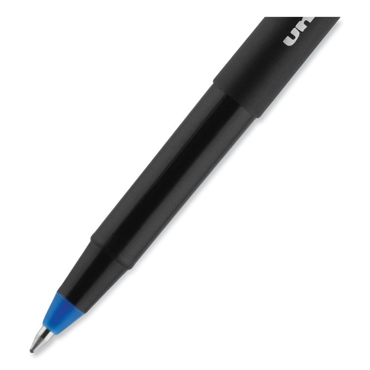 ONYX Roller Ball Pen, Stick, Fine 0.7 mm, Blue Ink, Black/Blue Barrel, 72/Pack - Image 8
