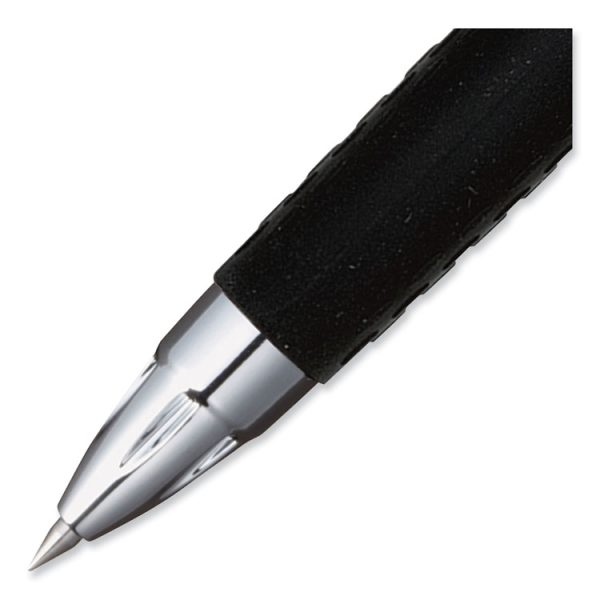 Signo 207 Gel Pen, Retractable, Fine 0.5 mm, Red Ink, Smoke/Black/Red Barrel, Dozen - Image 7