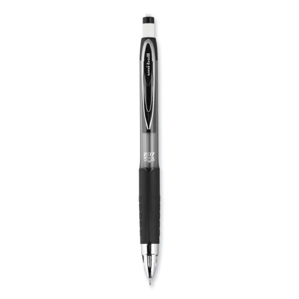 207 Mechanical Pencil, 0.7 Mm, Hb (#2), Black Lead, Black Barrel, Dozen - Image 2