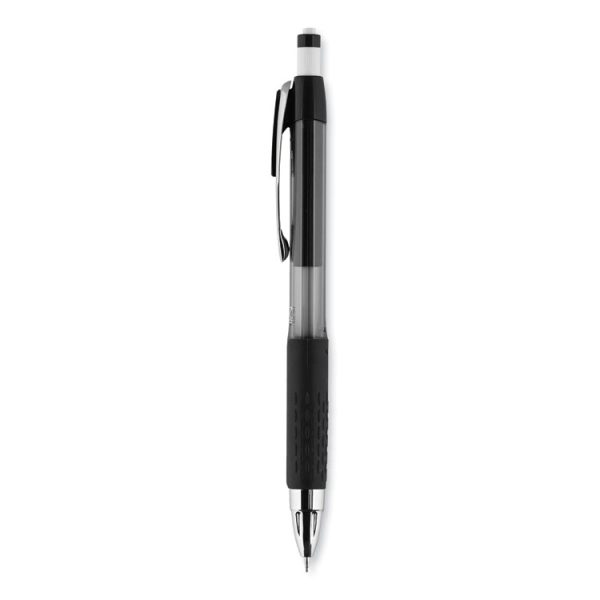 207 Mechanical Pencil, 0.7 Mm, Hb (#2), Black Lead, Black Barrel, Dozen - Image 3