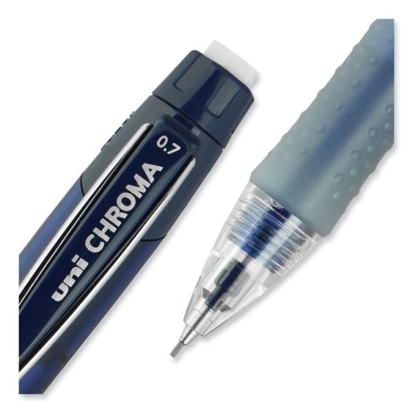 Chroma Mechanical Pencil, 0.7 Mm, Hb (#2), Black Lead, Cobalt Barrel, Dozen - Image 5