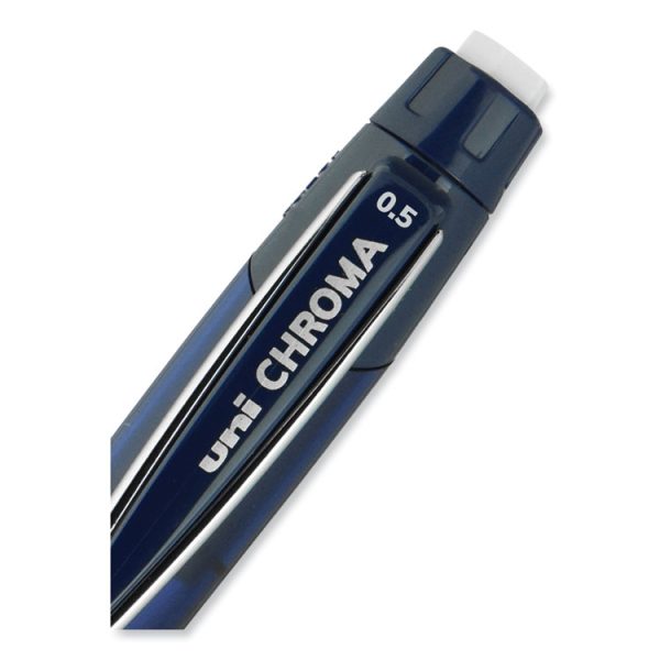 Chroma Mechanical Pencil, 0.7 Mm, Hb (#2), Black Lead, Cobalt Barrel, Dozen - Image 6