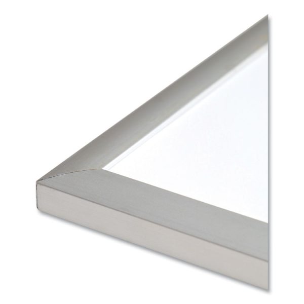 Magnetic Dry Erase Board with Aluminum Frame, 47 x 35, White Surface, Silver Frame - Image 2