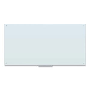 Glass Dry Erase Board, 70 x 35, White Surface