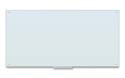 Glass Dry Erase Board, 70 x 35, White Surface