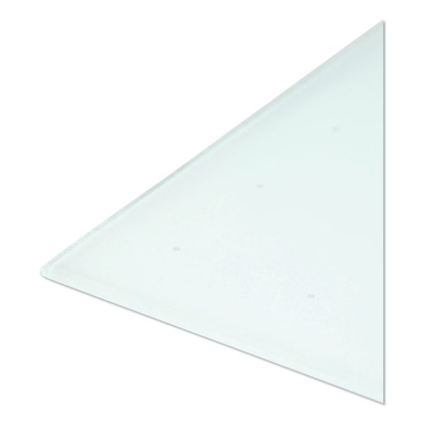 Floating Glass Ghost Grid Dry Erase Board, 47 x 35, White - Image 4