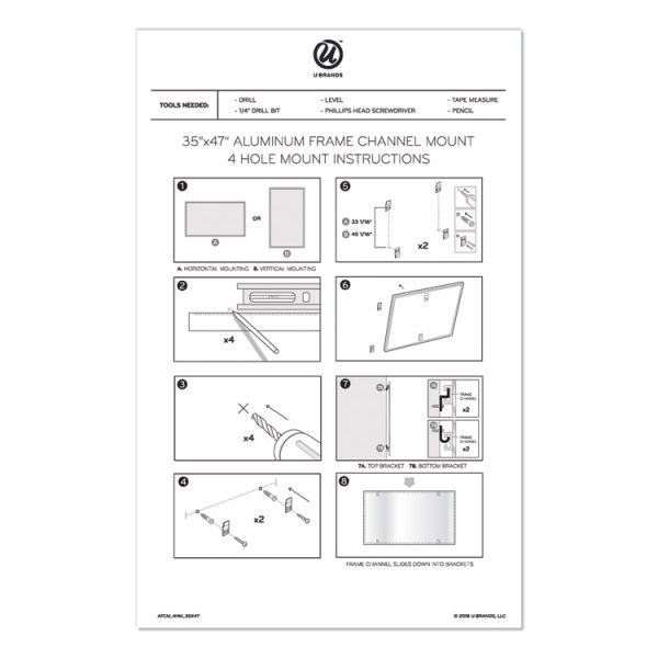 PINIT Magnetic Dry Erase Board, 47 x 35, White - Image 6