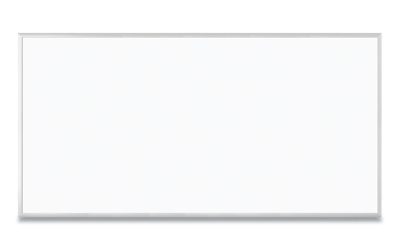 Magnetic Dry Erase Board with Aluminum Frame, 95 x 47, White Surface, Silver Frame