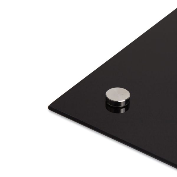 Black Glass Dry Erase Board, 96 x 47, Black Surface - Image 4
