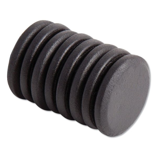 High Energy Magnets, Circle, Black, 1.25" Diameter, 8/Pack - Image 5