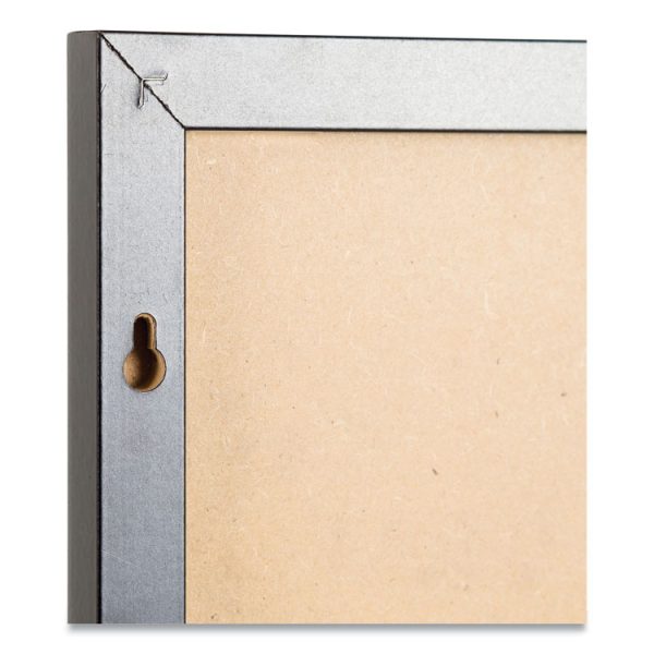 Magnetic Dry Erase Board with Wood Frame, 35 x 23, White Surface, Black Frame - Image 3