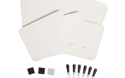 Single-Sided Dry Erase Lap Board, 12 x 9, White Surface