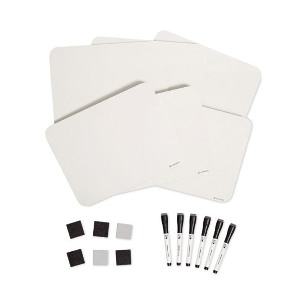 Single-Sided Dry Erase Lap Board, 12 x 9, White Surface