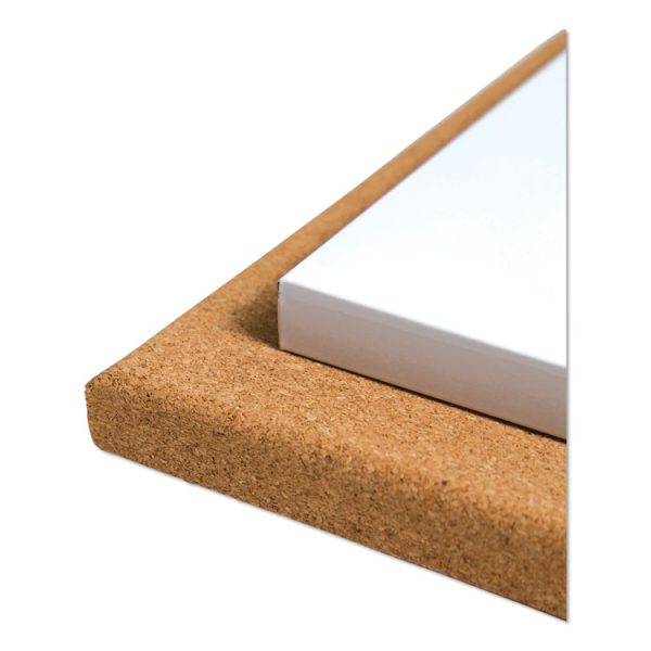 Tile Board Value Pack, (1) Tan Cork Bulletin, (1) White Magnetic Dry Erase, 14 x 14 - Image 3