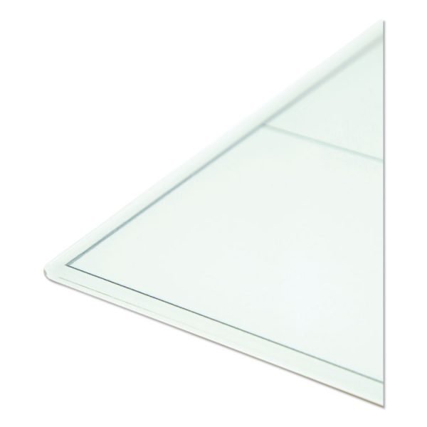 Floating Glass Dry Erase Undated One Month Calendar, 47 x 35, White - Image 3
