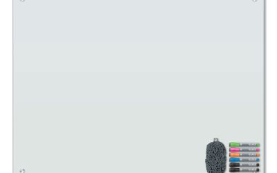 Magnetic Glass Dry Erase Board Value Pack, 47″ x 35″, Frosted White