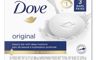 White Beauty Bar, Light Scent, 3.17 Oz, 12/carton