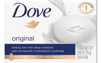 White Beauty Bar, Light Scent, 2.6 Oz, 36/carton