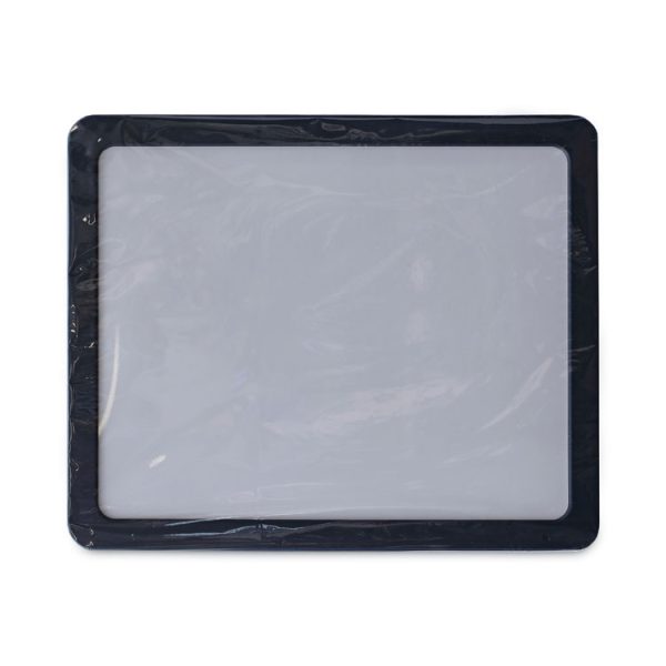 Recycled Cubicle Dry Erase Board, 15.88 x 12.88, White Surface, Charcoal Plastic Frame - Image 6