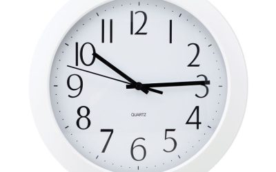 Whisper Quiet Clock, 12″ Overall Diameter, White Case, 1 Aa (sold Separately)