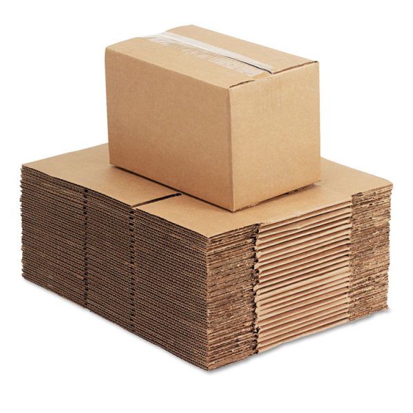 Fixed-Depth Corrugated Shipping Boxes, Regular Slotted Container (RSC), 6" x 10" x 6", Brown Kraft, 25/Bundle - Image 2