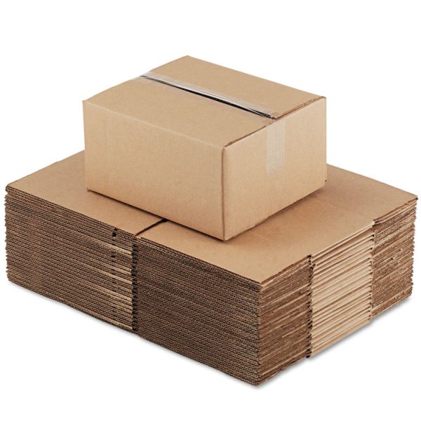 Fixed-Depth Corrugated Shipping Boxes, Regular Slotted Container (RSC), 10" x 12" x 6", Brown Kraft, 25/Bundle - Image 2