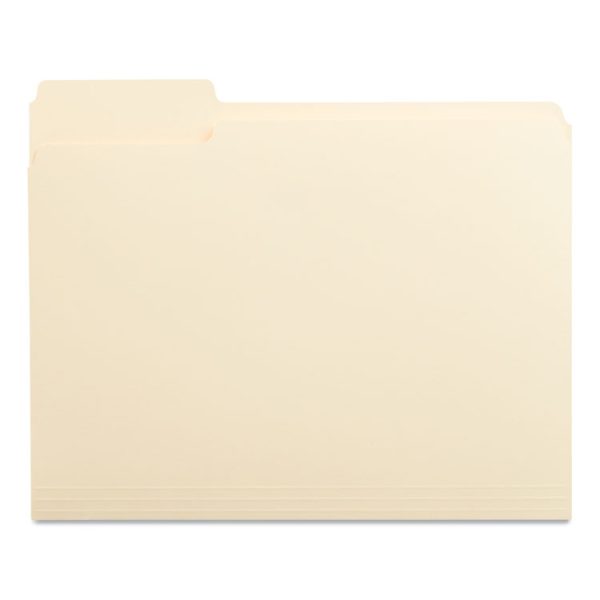 Top Tab File Folders, 1/3-Cut Tabs: Left Position, Letter Size, 0.75" Expansion, Manila, 100/Box - Image 3