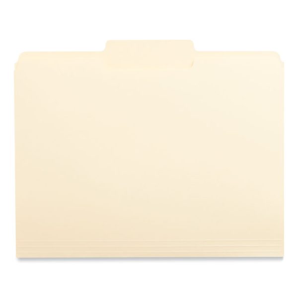 Top Tab File Folders, 1/3-Cut Tabs: Center Position, Letter Size, 0.75" Expansion, Manila, 100/Box - Image 3