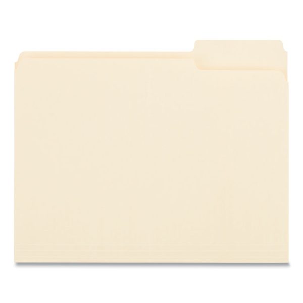 Top Tab File Folders, 1/3-Cut Tabs: Right Position, Letter Size, 0.75" Expansion, Manila, 100/Box - Image 3