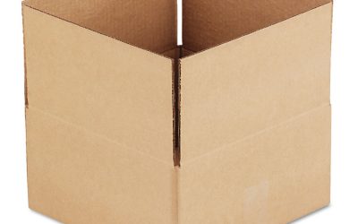 Fixed-Depth Corrugated Shipping Boxes, Regular Slotted Container (RSC), 12″ x 12″ x 6″, Brown Kraft, 25/Bundle