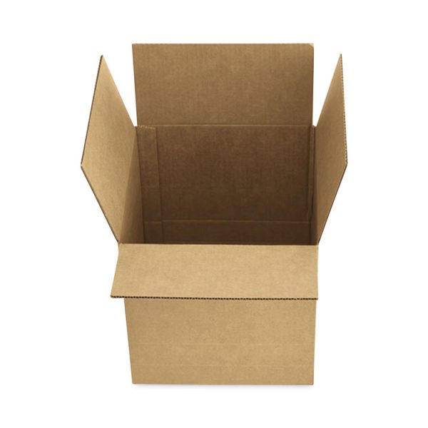 Fixed-Depth Brown Corrugated Shipping Boxes, Regular Slotted Container (RSC), Large, 12" x 12" x 7", Brown Kraft, 25/Bundle - Image 3